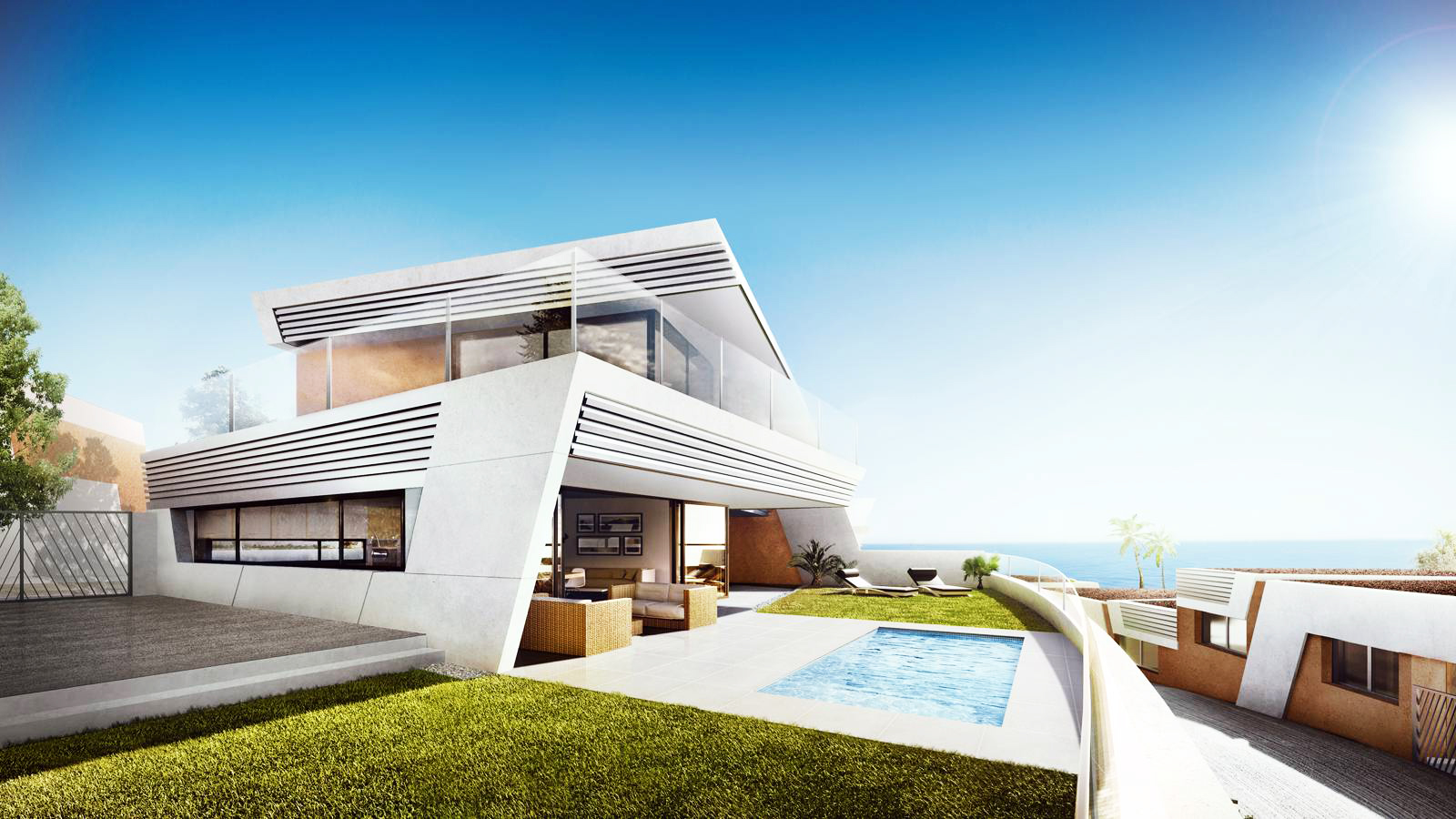 Kronos_townhouses for sale close to Fuengirola chalet with pool